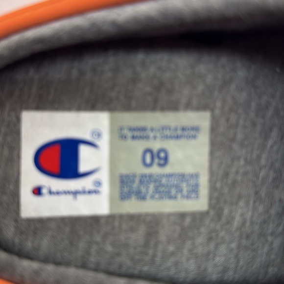Men’s CHAMPION Super Melosco Clog Orange slip ons. Size 9 - Picture 7 of 7